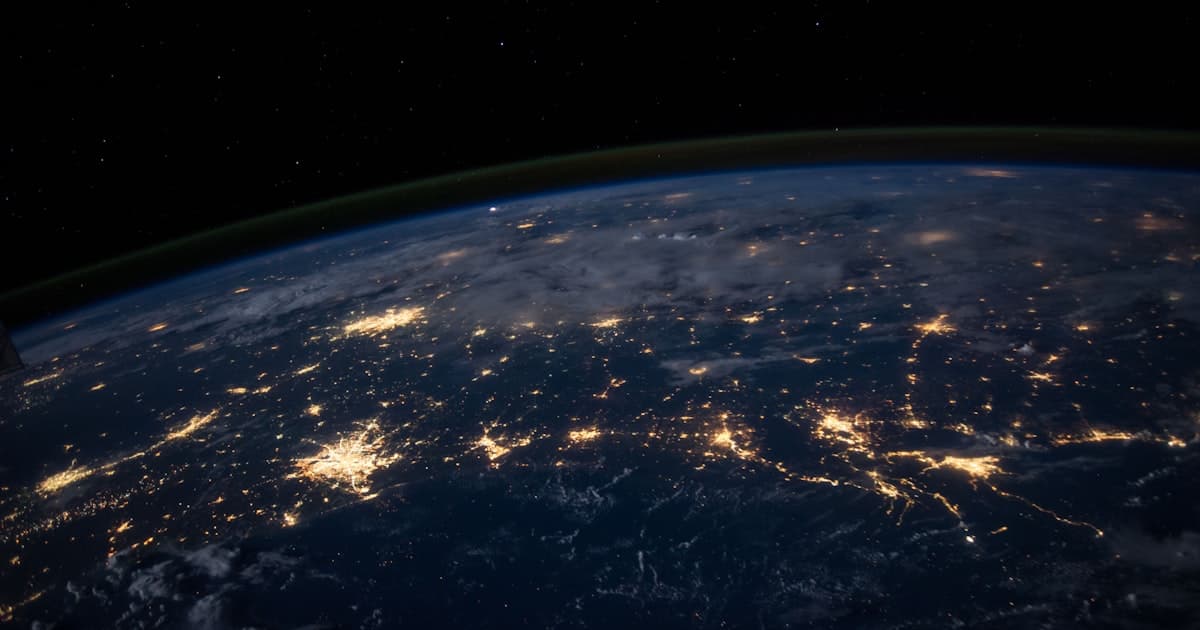 Earth from space showing connected global cloud infrastructure representing Oracle Cloud migration