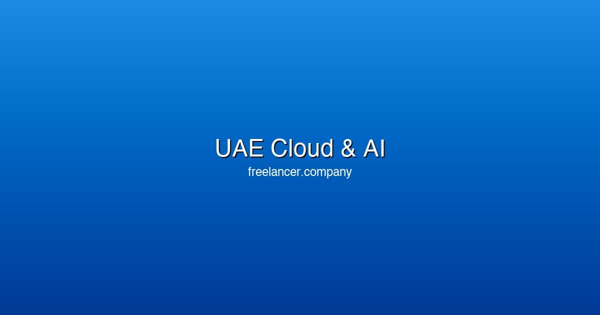 Dubai skyline with digital network overlay representing UAE cloud and AI infrastructure